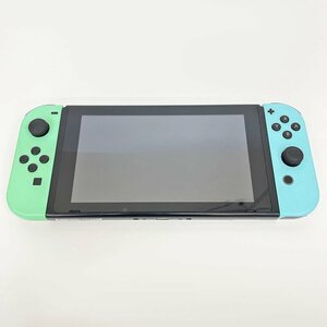Nintendo Switch ニンテンドー スイッチ HAC-001 あつまれどうぶつの森セット 本体のみ 動作確認済み [C5537]