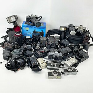 ジャンク品◆カメラまとめ売りセット Canon MINOLTA national Konica PENTAX FUJICA ORYMPUS など [F6624]