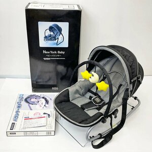 現状品 KATOJI カトージ New York Baby ニューヨークベイビー ベビーバウンサー 03808 テーブル付き 中古 使用感・傷み有 [C4816]