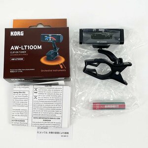 未使用品 KORG コルグ AW-LT100M 管楽器用 クリップチューナー◆吹奏楽 管楽器 弦楽器 [N7290]