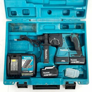 makita マキタ 24mm充電式ハンマドリル HR244DRGX バッテリ BL1860B 充電器 DC18RC [B2697]