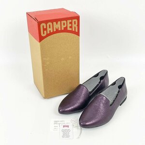 美品 Camper カンペール Isadora イサドラ 22566-025 EU37 US7 日本サイズ23.5～24.0 パープル [F6620]