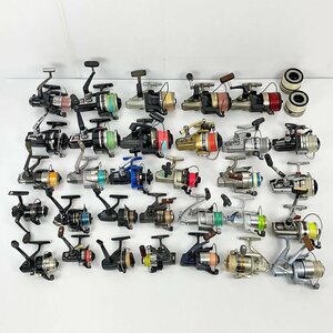 ジャンク品 スピニングリール まとめ売り 約30点セット◆Daiwa ダイワ Shimano シマノ OLYMPIC オリムピック RYOBI リョービ 他 [R13368]