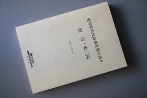 愛知県史民俗調査報告書6　渥美・東三河