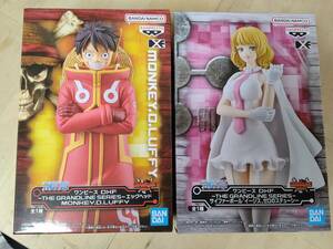 ワンピース DXF～THE GRANDLINE SERIES～サイファーポール〝イージス〟ゼロのステューシー ＆　MONKEY.D.LUFFY　２体セットで！