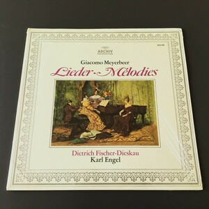 [m12]/ 美品 独盤 LP /『Giacomo Meyerbeer Lieder Melodies / Fischer-Dieskau Engel / マイヤーベーア ディースカウ エンゲル』/2533 295