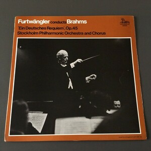 [m14]/ 英盤 2LP /『ブラームス ドイツ レクイエム Op.45 / フルトヴェングラー / Brahms / Furtwangler』/ WFS 17/18