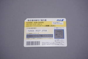 ★ ANA 全日空株主優待券 2024/11/30まで 最大6枚用意できます ★　