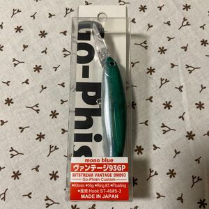 新品未開封品　Go-Phish ヴァンテージ93GP mono blue 93mm 16g マリンブルーGP