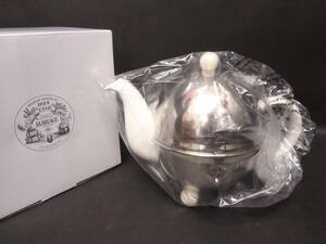 MARIAGE FRERES Mali a-juf rail teapot heat insulation with cover a-ru deco 1930 A1000 0.6L unused goods 