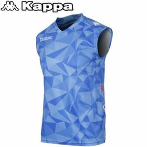 KAPPA (カッパ) GaraLibero ノースリーブプラクティスシャツ KF712TN22 ブルー L