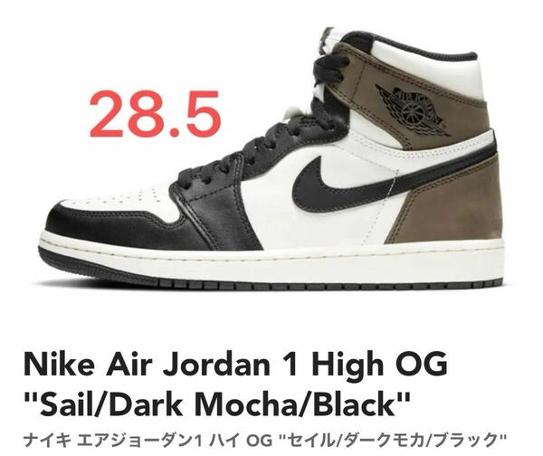 Nike Air Jordan 1 High OG "Sail/Dark Mocha/Black