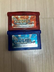 ゲームボーイアドバンス GBA ポケットモンスター ルビー サファイア　2本セット　ソフトのみ