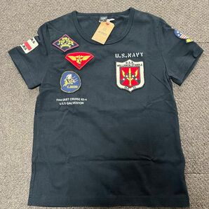 avirex トップガン ワッペン Tシャツ TOP GUN WAPPEN