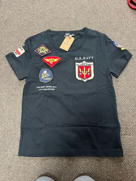 avirex トップガン ワッペン Tシャツ TOP GUN WAPPEN