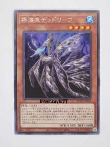 遊戯王 揺海魚デッドリーフ レア 1枚 未使用品 日版 ROTD 数量3