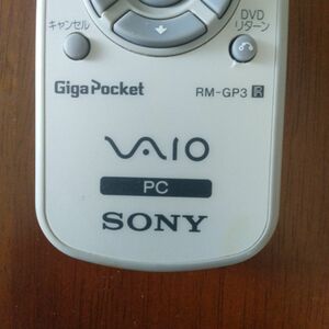 SONY ソニー VAIO PC用リモコン RM－GP3 中古品