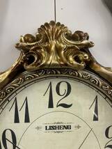 アンティーク風　壁掛け時計　ロココ　バラ　時計　バロック　クラシック　クロック 掛時計 壁飾り ウォールデコレーション ウォールアート_画像3