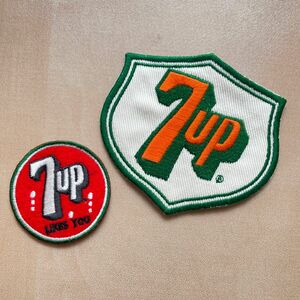 7UP ワッペン 2枚セット