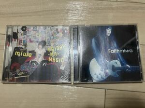 miwa CD 「FRiDAY-MA-MAGiC」「Faith」レンタル落ち