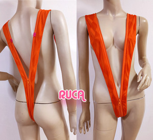 * hand made * most middle W Zip attaching! orange Y front Y back suit?