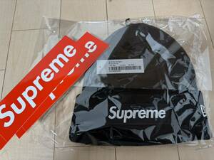 新品 Supreme New Era Box Logo Beanie black シュプリーム ボックスロゴ ビーニー ブラック ニット帽