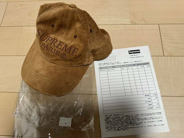 supreme 20SS suede 6-panel cap ブラウン シュプリーム　スエード キャップ 帽子