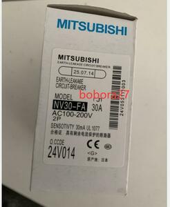 新品 MITSUBISHI 三菱NV30-FA 2P 30A 漏電ブレーカ【保証付き】