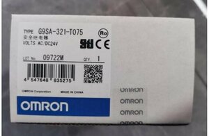 新品 OMRON セーフティコントローラ　 G9SA-321-T075 DC24 ◆6ヶ月保証