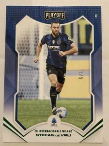 【ステファン・デ・フライ #68】2021-22 Panini Chronicles Playoff Serie A Soccer Stefan De Vrij Green Parallel 3/5 インテル