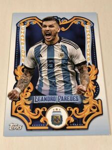 2023 Topps Argentina Fileteado Leandro Paredes Champions CH-7 レアンドロ・パレデス