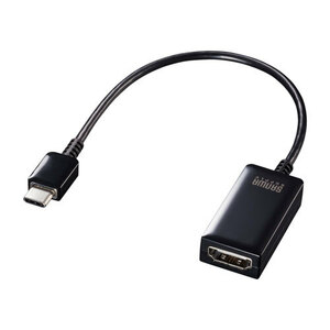 USB Type C-HDMI変換アダプタ（4K/60Hz/HDR対応） 超小型サイズ AD-ALCHDR02 サンワサプライ 送料無料 新品