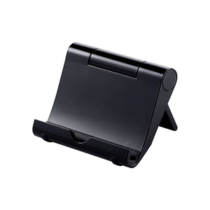 iPadスタンド ブラック 角度調節可能な折りたたみ式のiPad mini・iPad用コンパクトスタンド PDA-STN7BK サンワサプライ 送料無料 新品