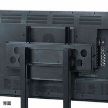 55～65型対応 手動上下昇降液晶ディスプレイスタンド 大型キャスター、棚板付き CR-PL30BK サンワサプライ 送料無料 新品_画像7