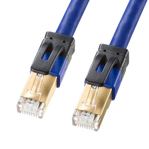  категория 7A LAN кабель 0.6m голубой супер высокая скорость 10Gbps, супер широкий плита 1000MHz. отправка obi район . осуществление Sanwa Supply KB-T7A-006BL новый товар бесплатная доставка 