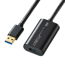 USB3.2アクティブリピーターケーブル5m USB3.2 Gen1（USB3.1/3.0）信号を5m延長できる サンワサプライ KB-USB-R305 新品 送料無料_画像1