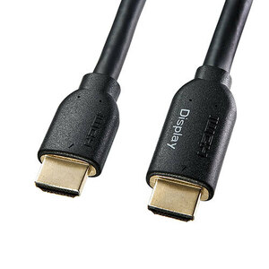  high speed HDMI long cable active black 10m Japan domestic inspection goods, length 10m. 4K/60Hz Sanwa Supply KM-HD20-A100L3 free shipping new goods 
