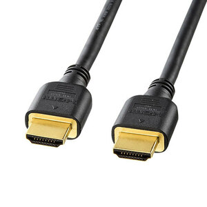  high speed HDMI cable 1.5m black new standard HEC, full HD(1080p),4K×2K,3D image correspondence Sanwa Supply KM-HD20-15H free shipping new goods 