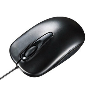  wire optical mouse black standard .3 button MA-R115BK Sanwa Supply free shipping new goods 