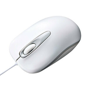  wire optical mouse white standard .3 button MA-R115W Sanwa Supply free shipping new goods 
