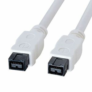 IEEE1394b cable white 2m IEEE1394b equipment companion. connection for KE-B992WK Sanwa Supply free shipping new goods 