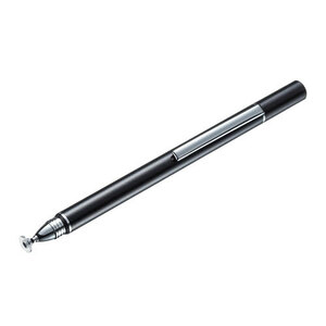 ディスクタイプタッチペン ブラック ペン先が見えやすく、細かい操作が可能 PDA-PEN49BK サンワサプライ 送料無料 新品