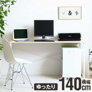  desk single goods large width 140cm wide computer desk pc desk desk .... a little over desk working bench simple office tere Work business BLANC ID011