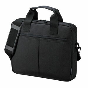 PCインナーバッグ 11.6型ワイド ブラック シンプル ショルダーベルト付き サンワサプライ BAG-INB5N2 新品 送料無料