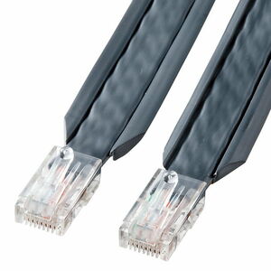  under carpet LAN cable 3m gray protect processing . robust carpet. under also neat storage Sanwa Supply KB-CP5-03 new goods free shipping 