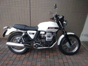 [ animation equipped ] Moto Guzzi V7 Classic 08 year vehicle inspection "shaken" 25 year 1 month white full normal * original mileage 15000km