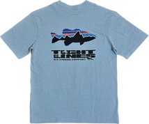 パタゴニア タイトラインズ 別注 フィッツロイ スモールマウス Tシャツ BUPB PATAGONIA TIGHT LINES FITZROY SMALLMOUTH TEE バス 釣 魚_画像3