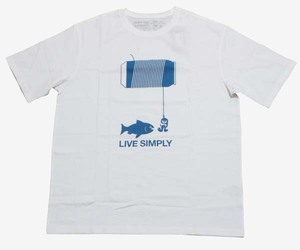 パタゴニア M リブシンプリー ハッピーアワー オーガニック Tシャツ 白 PATAGONIA LIVE SIMPLY HAPPY HOUR T WHI メンズ 半袖 魚 釣 新品