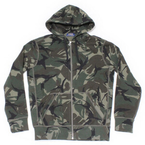 ポロ ラルフローレン S カモフラージュ スウェット パーカ POLO RALPH LAUREN CAMO SWEAT PARKA 迷彩 ラルフ フーディ RL フード ジップ