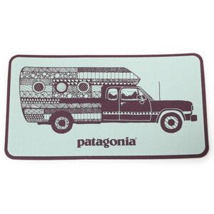 パタゴニア ウォーン ウェア トラック デリア キャンペーン ステッカー ミント PATAGONIA Worn Wear STICKER 非売品 シール デカール 車